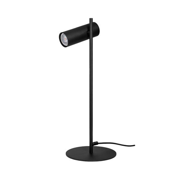 LAMPARA DE ESCRITORIO LED, LUZ CÁLIDA 2700K, COLOR NEGRO, LAMPARA DE LECTURA MODERNA 6W