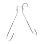 COLGADOR PARA PLANCHA Y BURRO 30 X 27 X 9 CM COLOR BLANCO