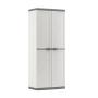 COBERTIZO DE ALMACENAMIENTO PARA EXTERIOR VERTICAL POLIPROPILENO 68 X 39 X 166 CM BEIGE