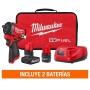 KIT DE LLAVE DE IMPACTO STUBBY COMPACTA DE 1/2 PULGADA M12 FUEL MILWAUKEE