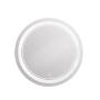 ESPEJO PARA BAÑO CON LUZ REDONDO VIDRIO 60 CM LUZ LED TOUCH