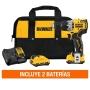 KIT ROTOMARTILLO BRUSHLESS 12V 3/8" 2 BATERÍAS 2 AH Y CARGADOR
