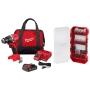 ROTOMARTILLO BRUSHLESS M18 1/2 CON BATERÍA Y KIT DE PUNTAS SHOCKWAVE 25 PIEZAS MILWAUKEE