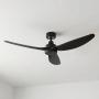 VENTILADOR DE TECHO ARLINGTON 56" PARA INTERIOR CON LED INTEGRADO NEGRO
