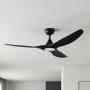 VENTILADOR DE TECHO SURFLIN 60" PARA INTERIOR CON LED INTEGRADO NEGRO