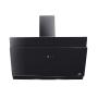 CAMPANA DE COCINA DE PARED 90 CM NEGRO CON EXTRACCIÓN PERIMETRAL