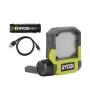 KIT DE LUZ LED ABATIBLE PIVOTANTE USB LITHIUM 3 MODOS CON BATERÍA DE 2.0 AH Y CARGADOR