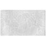 TAPETE PARA BAÑO GOMA 70 X 37 CM BLANCO ANTIDERRAPANTE