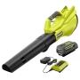 40V SOPLADOR DE HOJAS INALÁMBRICO 120 MPH Y 550 CFM CON BATERÍA DE 4.0 AH Y CARGADOR
