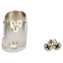 BRIDA PARA TUBO OVALADO DE 4.3 CM PLATA