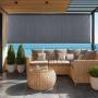 PERSIANA SHEER ELLEGANCE ENROLLABLE LUZ AJUSTABLE 72" X 96" GRIS
