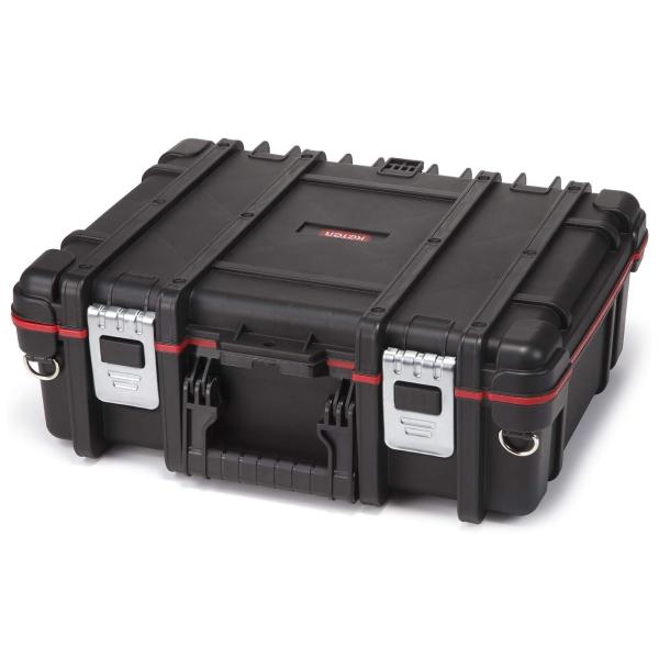 CAJA PARA HERRAMIENTAS PLASTICA 19" PARA TECNICOS CON BROCHES METALICOS