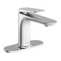 LLAVE PARA LAVABO MONOMANDO CROMO 1 ORIFICIO CON DESAGÜE INCLUIDO