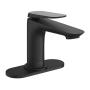 LLAVE PARA LAVABO MONOMANDO NEGRO MATE 1 ORIFICIO INCLUYE DESAGÜE
