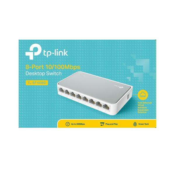 SWITCH PARA ESCRITORIO DE 8 PUERTOS 10/100MBPS