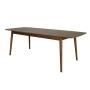 MESA DE COMEDOR EXTENSIBLE CODY DE MADERA CON ACABADO DE NOGAL