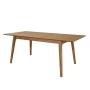 MESA DE COMEDOR EXTENSIBLE ROCKWELL DE MADERA CON ACABADO DE ROBLE