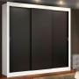CLÓSET MDP CORREDIZO 205 X 170 X 46 CM BLANCO SIN ESPEJO