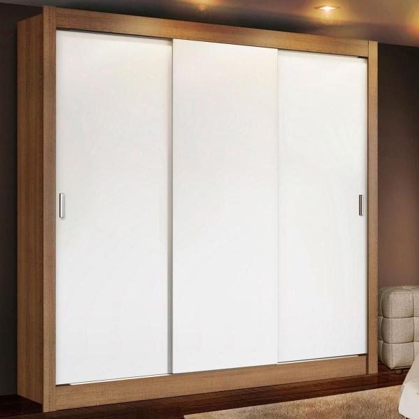 CLÓSET MDP CORREDIZA 205 X 170 X 46 CM BLANCO SIN ESPEJO