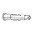 10 TAQUETES NUDO TORNILLOS3/8PULGADA GRIS