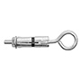 TAQUETE EXPANSOR CON ARMELLA 3/16 DE PULGADAS PLATA 2 PIEZAS