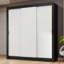 CLÓSET MDP CORREDIZO 205 X 170 X 51 CM BLANCO SIN ESPEJO