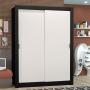 CLÓSET MDP CORREDIZO 205 X 117 X 51 CM BLANCO SIN ESPEJO