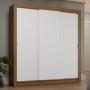 CLÓSET MDP CORREDIZO 205 X 170 X 51 CM BLANCO CON 4 CAJÓNES
