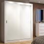 CLÓSET MDP CORREDIZO 205 X 117 X 46 CM BLANCO SIN ESPEJO