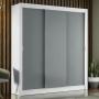CLÓSET MDP CORREDIZA 205 X 170 X 51 CM GRIS SIN ESPEJO