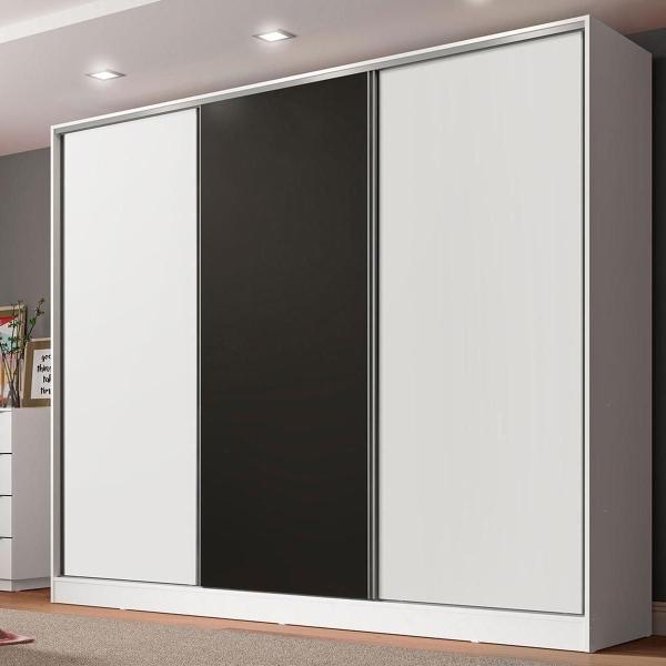 CLÓSET MDP CORREDIZA 218 X 231 X 55 CM BLANCO CON 4 CAJÓNES