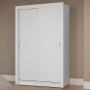 CLÓSET MDP CORREDIZO 205 X 117 X 51 CM BLANCO SIN ESPEJO