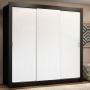 CLÓSET MDP CORREDIZO 205 X 170 X 46 CM BLANCO CON 4 CAJÓNES