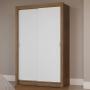 CLÓSET MDP CORREDIZA 205 X 117 X 51 CM BLANCO SIN ESPEJO