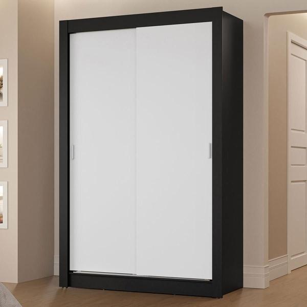 CLÓSET MDP CORREDIZO 205 X 117 X 51 CM BLANCO CON 2 CAJÓNES