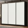 CLÓSET MDP CORREDIZA 218 X 231 X 55 CM BLANCO CON 4 CAJÓNES