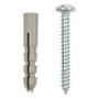 100 TAQUETES TORNILLOS1/4PULGADA .002 KG GRIS