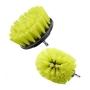 KIT DE CEPILLOS DE CERDAS MEDIAS MULTIUSOS (2 PIEZAS) CON COMPATIBILIDAD HEX SHANK