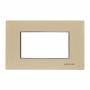 PLACA DE PARED DE 3 MÓDULOS CRISTAL CHAMPAGNE