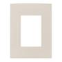 PLACA DE PARED DE 3 MÓDULOS BEIGE TAUPE