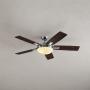 VENTILADOR ALTANO NIQUEL 2 LUCES 5 ASPAS SEQUOIA 52PG COOLFAN