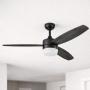 VENTILADOR DE TECHO ELISEO SMART 52" PARA INTERIOR NEGRO