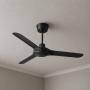 VENTILADOR DE TECHO SPYRO 52" PARA EXTERIOR NEGRO