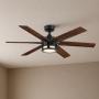VENTILADOR DE TECHO SANTANA 56" PARA INTERIOR CON LED INTEGRADO BRONCE