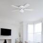 VENTILADOR DE TECHO BOSSA 42" PARA INTERIOR CON LED INTEGRADO BLANCO