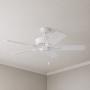 VENTILADOR DE TECHO MARIN 52" PARA EXTERIOR BLANCO