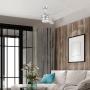 VENTILADOR DE TECHO LOS CABOS 52" PARA EXTERIOR CON LED INTEGRADO PLATA