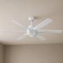 VENTILADOR DE TECHO SANTANA 56" PARA INTERIOR CON LED INTEGRADO BLANCO