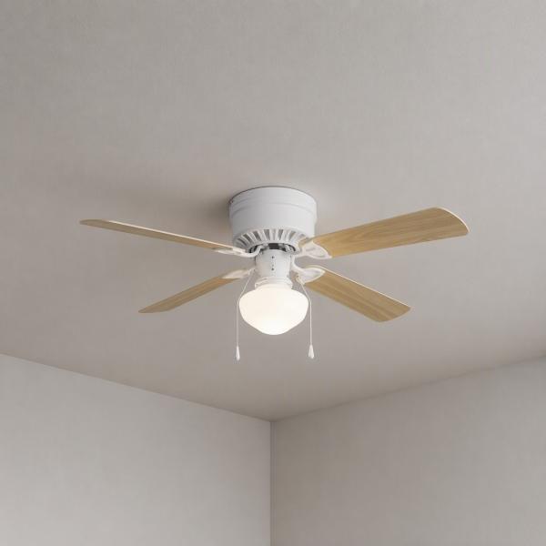 VENTILADOR DE TECHO SAMBA 42" PARA INTERIOR CON LED INTEGRADO BLANCO