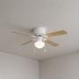 VENTILADOR DE TECHO SAMBA 42" PARA INTERIOR CON LED INTEGRADO BLANCO